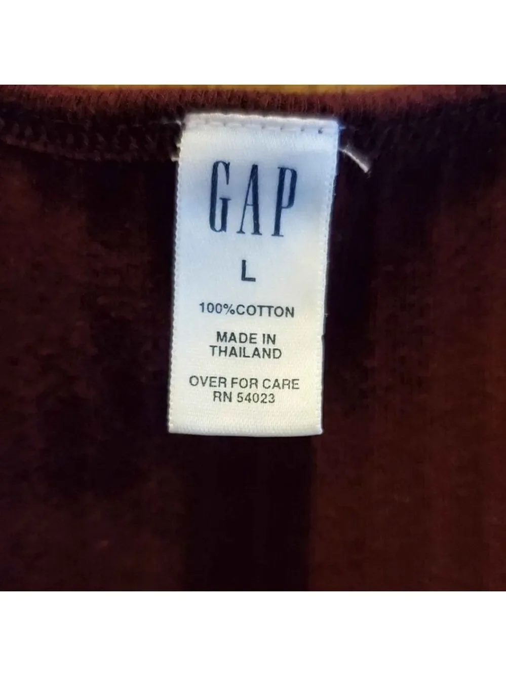GAP Maroon Ribbed Knit Tank Top Juniors L